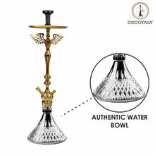 Load image into Gallery viewer, Oscar Grande Hookah Golden(with bag)