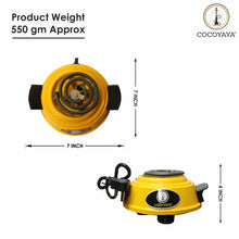 Load image into Gallery viewer, COCOYAYA Electric  Small Charcoal  Heater 500 Watt Heater Stove Coal Burner Hookah Yellow (For Home use)