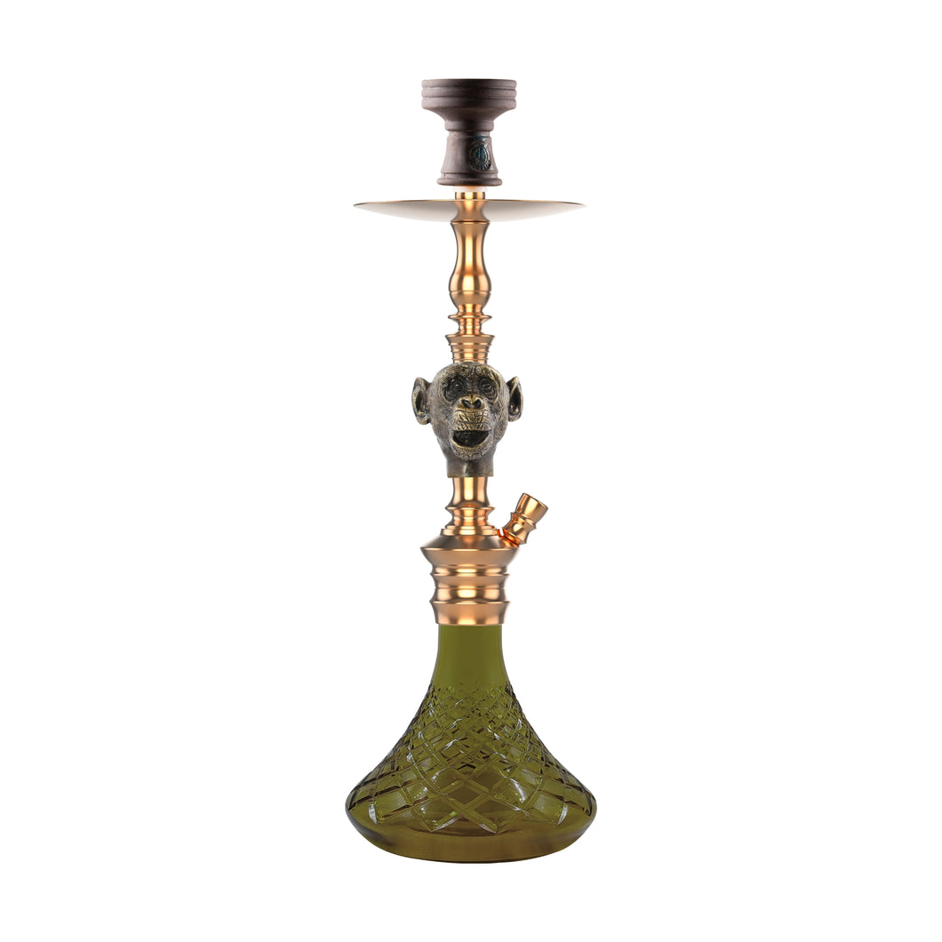 COCOYAYA Bohemian Series Gumbo Shisha Glass Hookah Golden