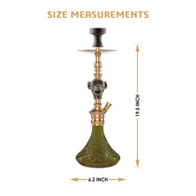 Load image into Gallery viewer, COCOYAYA Bohemian Series Gumbo Shisha Glass Hookah Golden
