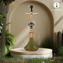 Load image into Gallery viewer, COCOYAYA Bohemian Series Gumbo Shisha Glass Hookah Golden
