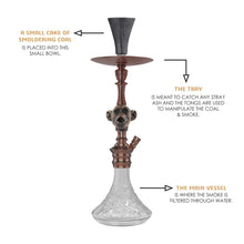 Load image into Gallery viewer, COCOYAYA Bohemian Series Macaca Shisha Hookah Coffee (Transparent Base)
