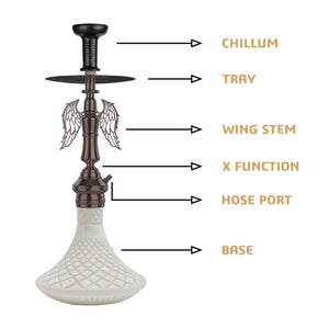 COCOYAY Angel Series Shadow Hookah Coffee ( White Base )(with bag)