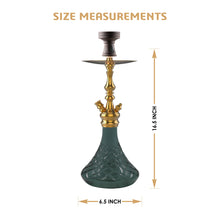 Load image into Gallery viewer, COCOYAYA Prince Series Simba Hookah Golden ( Base Dark Grey )
