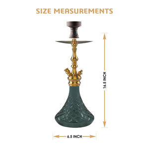 COCOYAYA Prince Series Simba Hookah Golden ( Base Dark Grey )