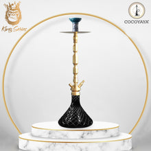 Load image into Gallery viewer, COCOYAYA King Series Spector Hookah Golden (Base Black)
