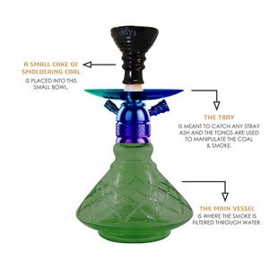 COCOYAYA X Series Hookah X8 Rainbow ( Base Green )