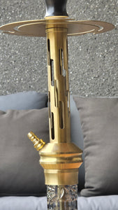 COCOYAYA Jade Series Valeriya Hookah Golden ( Design 3 Grey Base )