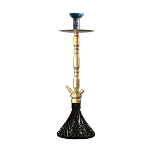 COCOYAYA King Series Brando Hookah Golden ( BLack Base )