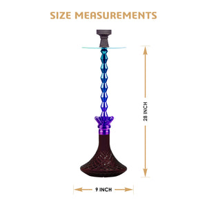 COCOYAYA King Series Fabio Hookah Rainbow (Purple Base)