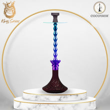 Load image into Gallery viewer, COCOYAYA King Series Fabio Hookah Rainbow (Purple Base)
