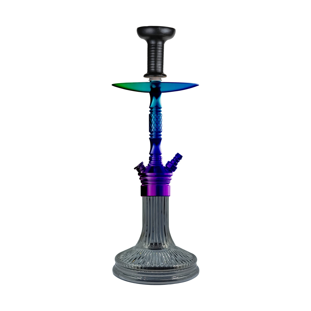 COCOYAYA Prince Series Milan Hookah Ranibow ( Black Base )