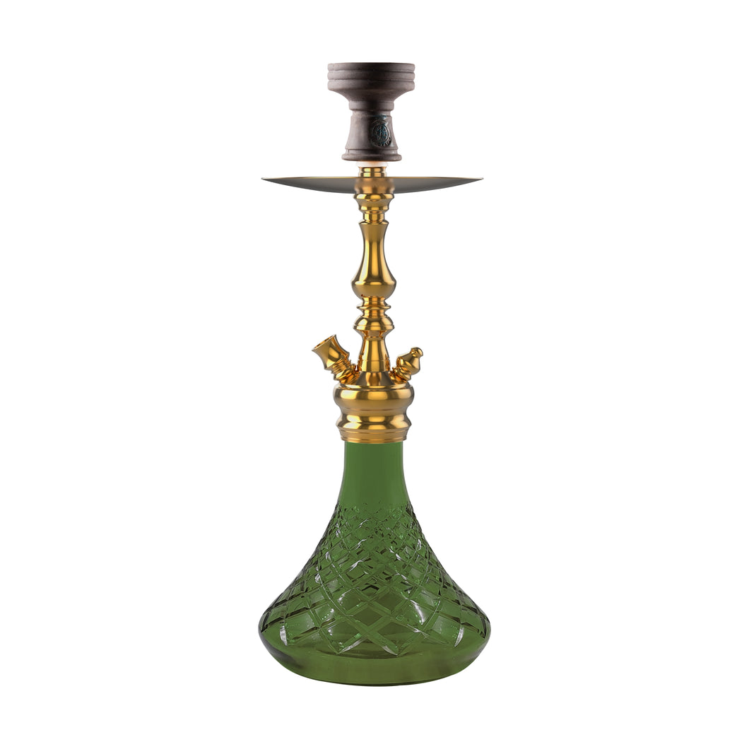 COCOYAYA Prince Series Simba Hookah Golden ( Base Green )