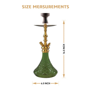 COCOYAYA Prince Series Simba Hookah Golden ( Base Green )