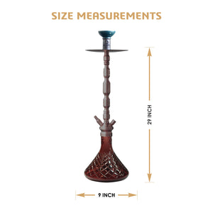 COCOYAYA King Series Spector Hookah Golden ( Base Purple )