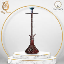 Load image into Gallery viewer, COCOYAYA King Series Spector Hookah Golden ( Base Purple )
