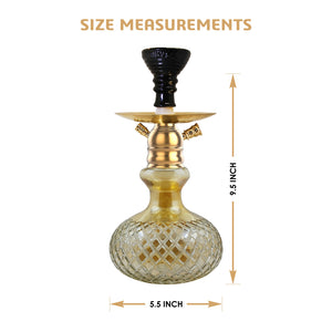 COCOYAYA X Series Hookah X17 Golden (Base Orange)