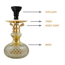 Load image into Gallery viewer, COCOYAYA X Series Hookah X17 Golden (Base Orange)
