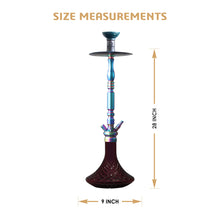 Load image into Gallery viewer, COCOYAYA King Series Carlos Hookah Rainbow (Purple Base)
