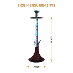 COCOYAYA King Series Carlos Hookah Rainbow (Purple Base)