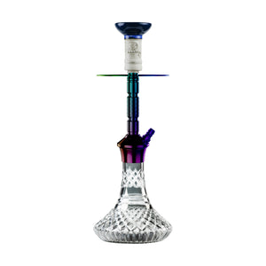 COCOYAYA Conquer Series Gene Hookah Rainbow ( Cut Glass Base )