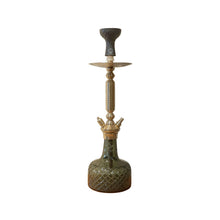 Load image into Gallery viewer, COCOYAYA Prince Series Big Valencia Hookah Golden (Dark Green Base)(with bag)
