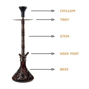 COCOYAYA King Series Genghis Hookah Coffee (Purple Base)