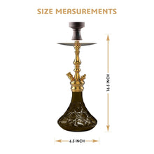 Load image into Gallery viewer, COCOYAYA Prince Series Simba Hookah Golden ( Grey Base )(With Bag)
