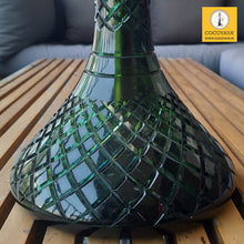 Load image into Gallery viewer, COCOYAYA King Series 2.0 Vikram Aditya Hookah Golden ( Dark Green Base) With Bag
