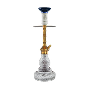 COCOYAYA Conquer Series Britto Hookah Transparent Golden