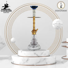 Load image into Gallery viewer, COCOYAYA Conquer Series Britto Hookah Transparent Golden
