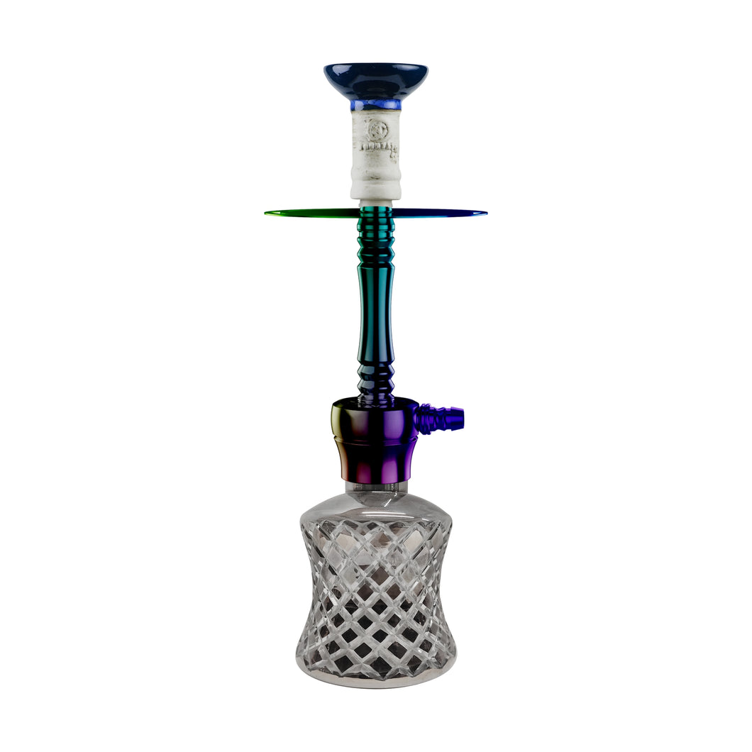 COCOYAYA Conquer Series Amavi Hookah Rainbow