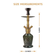 Load image into Gallery viewer, COCOYAYA VIP Takeover Series Amy Hookah Golden ( Dark Grey Base )
