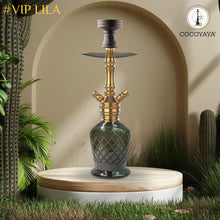 Load image into Gallery viewer, COCOYAYA VIP Takeover Series Amy Hookah Golden ( Dark Grey Base )
