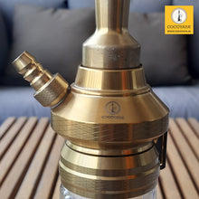 Load image into Gallery viewer, COCOYAY Angel Series Falcon Hookah Golden (Crystal Base ) With Bag
