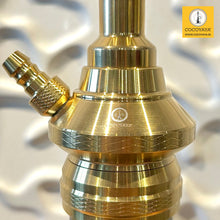 Load image into Gallery viewer, COCOYAY Angel Series Phantom Hookah Golden (Grey Base) With Bag
