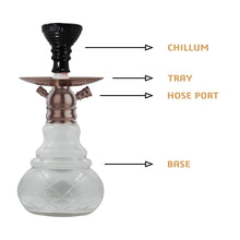 Load image into Gallery viewer, COCOYAYA X Series Hookah X5 Coffee( Transparent Base )
