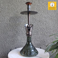 Load image into Gallery viewer, COCOYAYA Baku Series Wolfy Hookah Coffee ( Dark Green Base) With Bag

