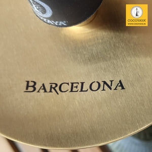 COCOYAYA Barcelona Hookah Golden (Dark Green Base) With Bag