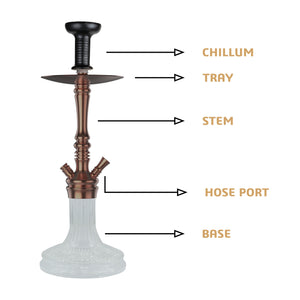 COCOYAYA Barcelona Hookah Coffee  (Transparent Base)