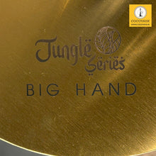 Load image into Gallery viewer, COCOYAYA Jungle Series Big Hand Hookah Golden ( Dark Grey Base ) With Bag
