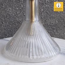 Load image into Gallery viewer, COCOYAYA Jungle Series Big Hand Hookah Golden (Transparent Base) With Bag
