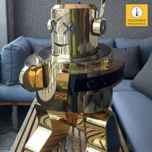 Load image into Gallery viewer, COCOYAYA Big Marshmello Hookah Golden Black
