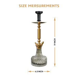 COCOYAYA Prince Series Big Valencia Hookah Golden