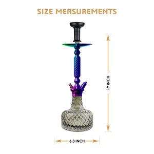 COCOYAYA Prince Series Big Valencia Hookah Rainbow