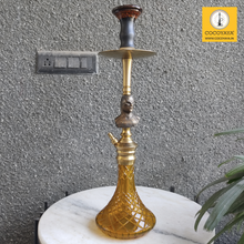 Load image into Gallery viewer, COCOYAYA Bohemian Series Supper Man Hookah Golden (Amber Base) (With Bag)
