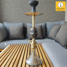 Load image into Gallery viewer, COCOYAYA Bohemian Series Saibot Hookah Champagne ( Grey Base ) With Bag
