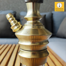 Load image into Gallery viewer, COCOYAYA Bohemian Series Saibot Hookah Champagne ( Grey Base ) With Bag
