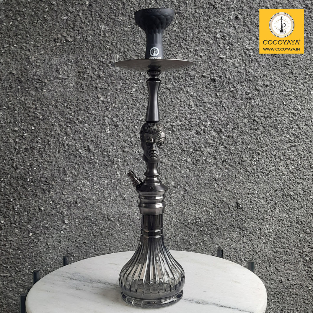 COCOYAYA Bohemian Series Terminator Hookah Coffee ( Dark Grey Base ) With Bag
