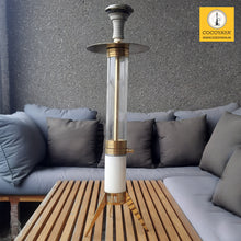 Load image into Gallery viewer, COCOYAYA Bonzai Hookah Golden White ( with Bag )
